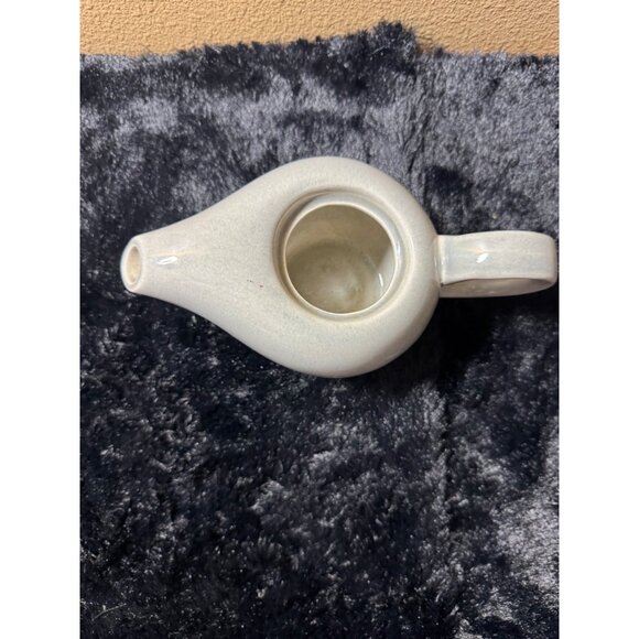 Mid Century Russel Wright Pottery Granite Coffee Tea Pot Gray Steubenville - Picture 2 of 6